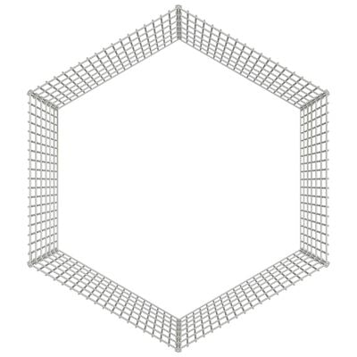 vidaXL Free Range Animal Enclosure 6-Panel 54x60 cm Galvanised Iron