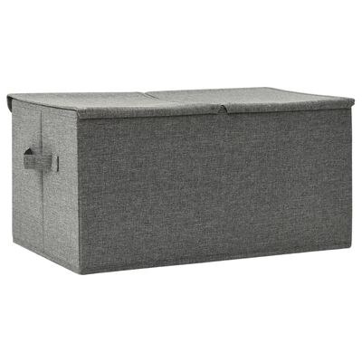 vidaXL Storage Box Fabric 50x30x25 cm Anthracite