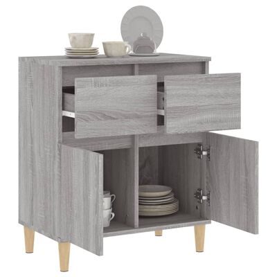 vidaXL Sideboard Grey Sonoma 60x35x70 cm Engineered Wood