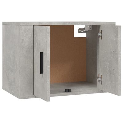 vidaXL Wall-mounted TV Cabinets 2 pcs Concrete Grey 57x34.5x40 cm