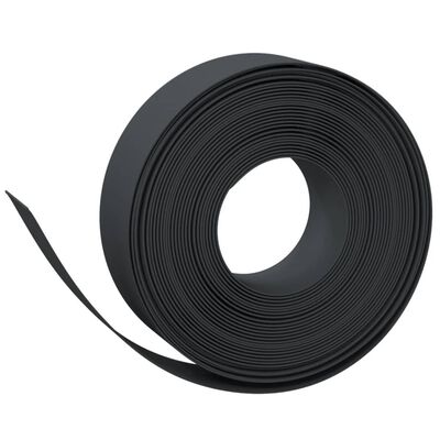 vidaXL Garden Edging Black 10 m 15 cm Polyethylene