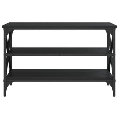 vidaXL TV Cabinet Black 80x40x50 cm Engineered Wood