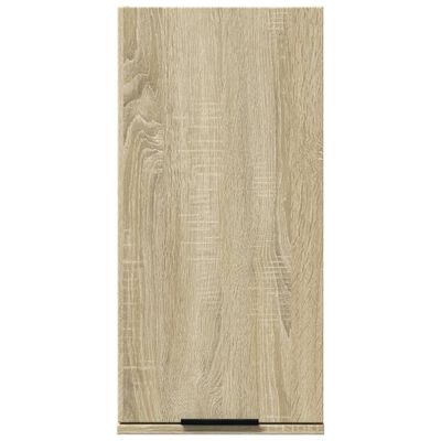 vidaXL Wall-mounted Bathroom Cabinet Sonoma Oak 32x20x67 cm