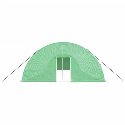 vidaXL Greenhouse with Steel Frame Green 84 m² 14x6x2.85 m