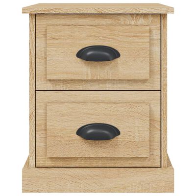 vidaXL Bedside Cabinet Sonoma Oak 39x39x47.5 cm Engineered Wood