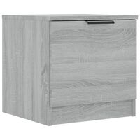 vidaXL Bedside Cabinet Grey Sonoma 40x39x40 cm