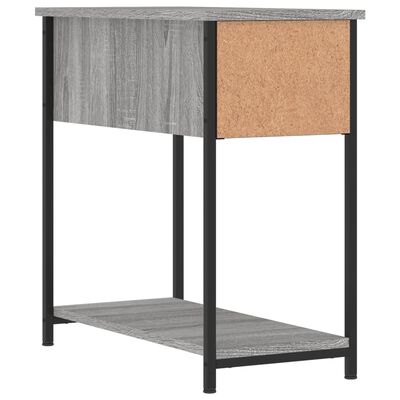 vidaXL Bedside Cabinet Grey Sonoma 30x60x60 cm Engineered Wood