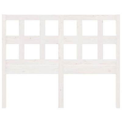 vidaXL Bed Headboard White 185.5x4x100 cm Solid Wood Pine