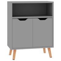 vidaXL Sideboard Grey 60x30x72 cm Engineered Wood