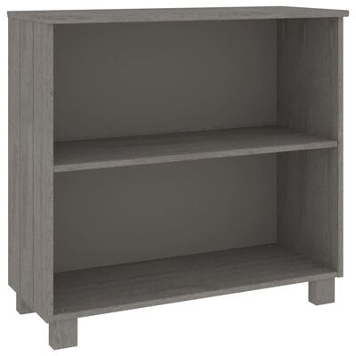 vidaXL Sideboard HAMAR Light Grey 85x35x80 cm Solid Wood Pine