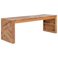 vidaXL TV Stand 110x60x38 cm Solid Teak Wood