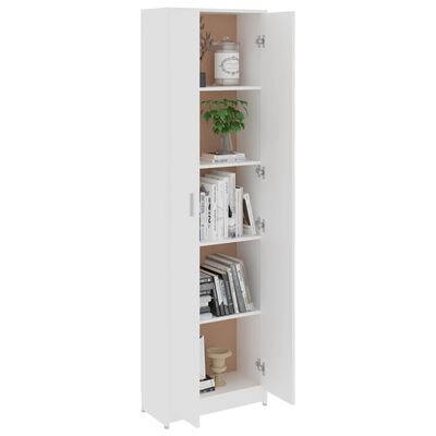 vidaXL Hallway Wardrobe White 55x25x189 cm Engineered Wood