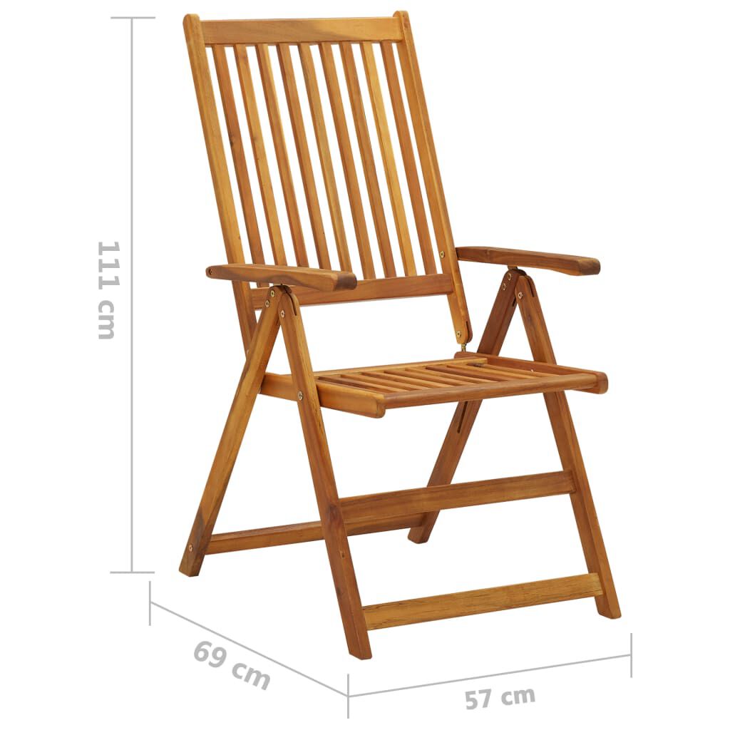 single wooden garden chair