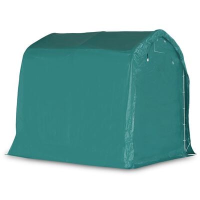 vidaXL Garage Tent PVC 2.4x2.4 m Green