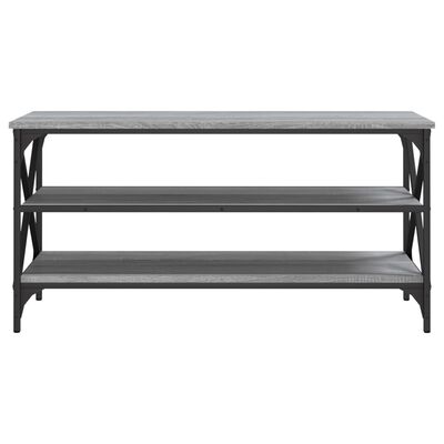 vidaXL TV Cabinet Grey Sonoma 100x40x50 cm Engineered Wood