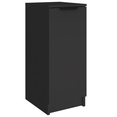 vidaXL Shoe Cabinet Black 30x35x70 cm Engineered Wood