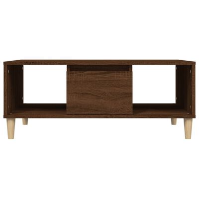 vidaXL Coffee Table Brown Oak 90x50x36,5 cm Engineered Wood