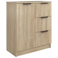 vidaXL Sideboard Sonoma Oak Engineered Wood