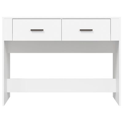 vidaXL Console Table White 100x39x75 cm Engineered Wood