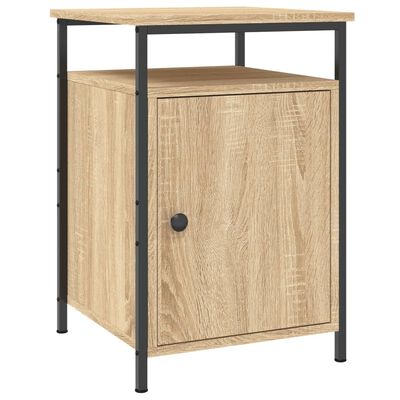 vidaXL Bedside Cabinet Sonoma Oak 40x42x60 cm Engineered Wood