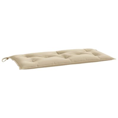 vidaXL Garden Bench Cushions 2 pcs Beige 100x50x7 cm Oxford Fabric