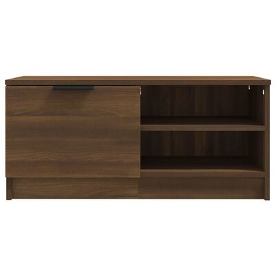 vidaXL TV Cabinets 2 pcs Brown Oak 80x35x36.5 cm Engineered Wood