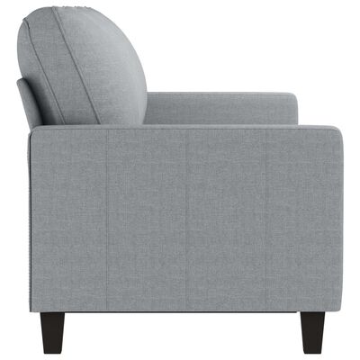 vidaXL 3-Seater Sofa Light Grey 180 cm Fabric