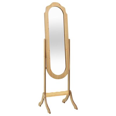 vidaXL Free Standing Mirror 45.5x47.5x160 cm Engineered Wood