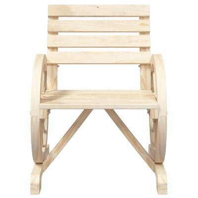 vidaXL Garden Chairs 2 pcs 58x58x78.5 cm Solid Wood Fir