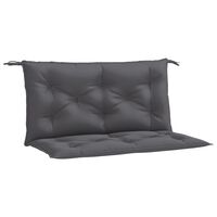 vidaXL Garden Bench Cushions 2 pcs Anthracite 100x50x7 cm Oxford Fabric