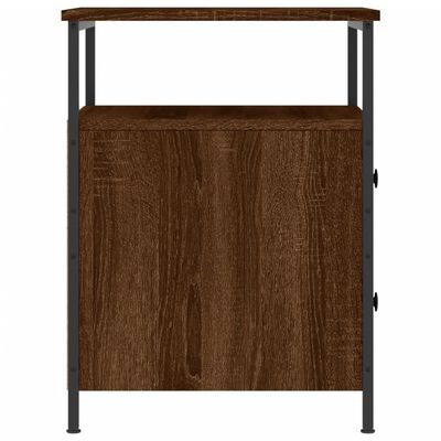 vidaXL Bedside Cabinets 2 pcs Brown Oak 44x45x60 cm Engineered Wood