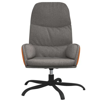 vidaXL Relaxing Chair Light Grey Fabric