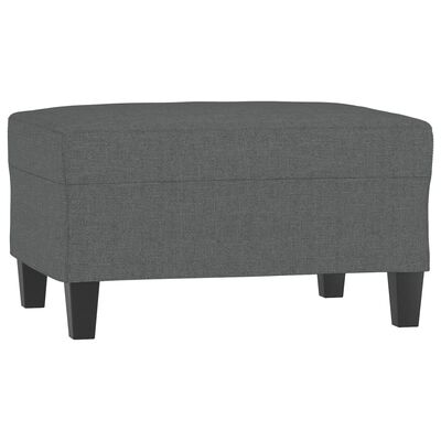 vidaXL Footstool Dark Grey 70x55x41 cm Fabric