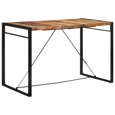 vidaXL Bar Table 175x90x110 cm Solid Rough Wood Mango