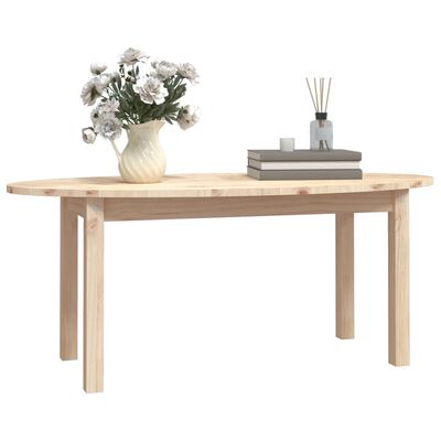 vidaXL Coffee Table 110x55x45 cm Solid Wood Pine