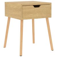 vidaXL Bedside Cabinet Sonoma Oak 40x40x56 cm Engineered Wood