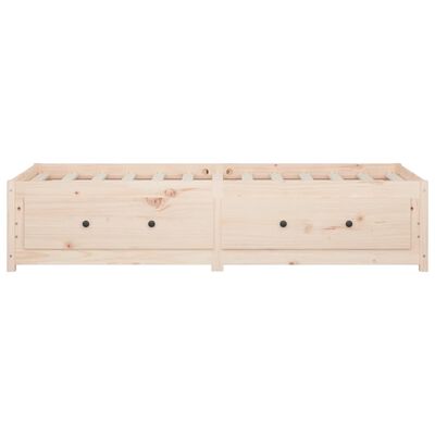 vidaXL Day Bed without Mattress 90x190 cm Single Solid Wood Pine