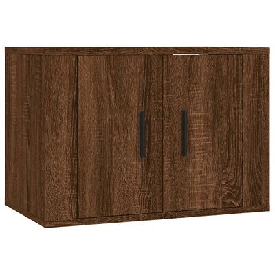 vidaXL 5 Piece TV Cabinet Set Brown Oak Engineered Wood