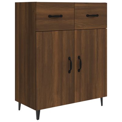 vidaXL Sideboard Brown Oak 69.5x34x90 cm Engineered Wood