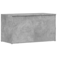 vidaXL Storage Chest Concrete Grey 84x42x46 cm Engineered Wood