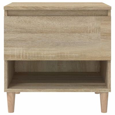 vidaXL Bedside Table Sonoma Oak 50x46x50 Engineered Wood