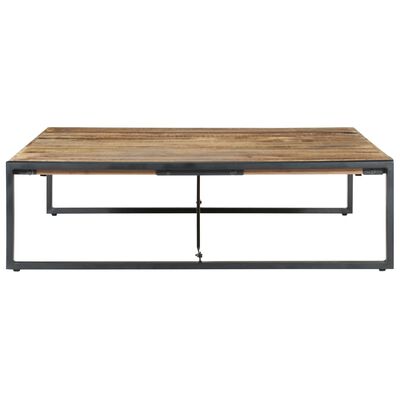 vidaXL Coffee Table 140x140x40 cm Rough Mango Wood