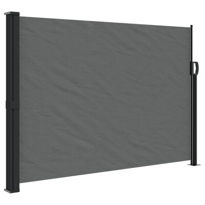 vidaXL Retractable Side Awning Anthracite 140x300 cm