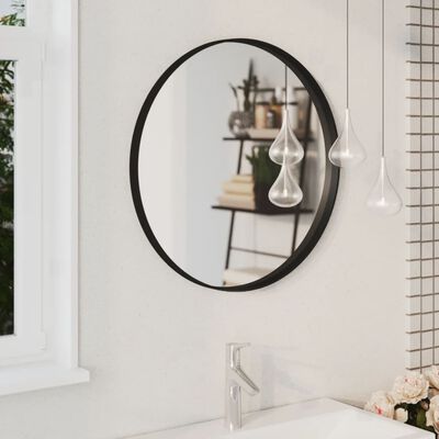 vidaXL Wall Mirror Black 60 cm