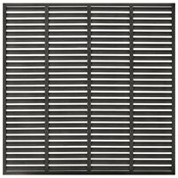 vidaXL Louver Fence WPC 180x180 cm Dark Grey