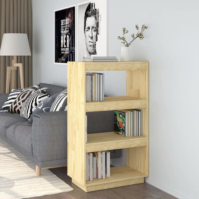 vidaXL Book Cabinet/Room Divider 60x35x103 cm Solid Pinewood