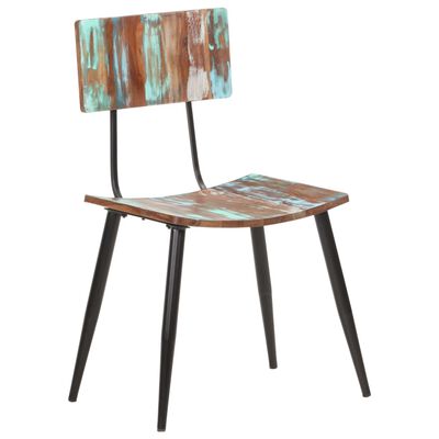 vidaXL Dining Chairs 4 pcs Solid Reclaimed Wood