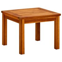 vidaXL Garden Coffee Table 45x45x36 cm Solid Acacia Wood