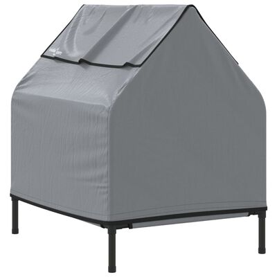 vidaXL Dog House Anthracite Oxford Fabric and Steel