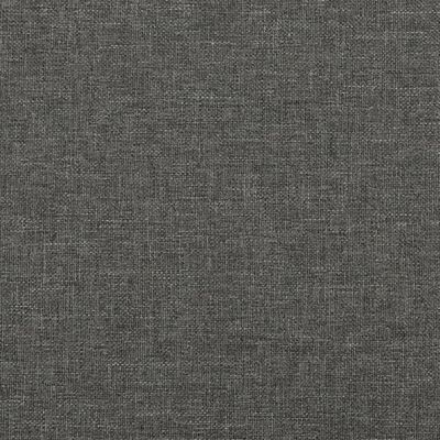 vidaXL Bed Frame Dark Grey 107x203 cm King Single Size Fabric